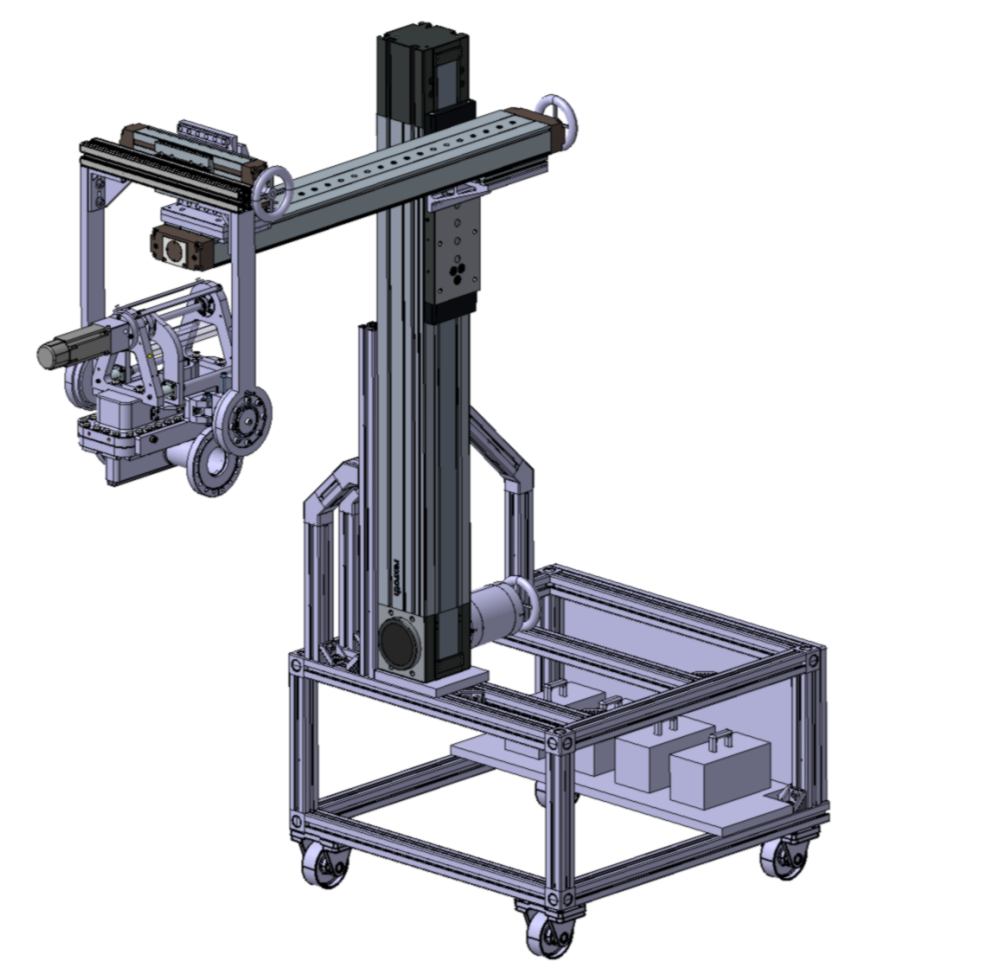 Linear Beam Wire Scanner CAD